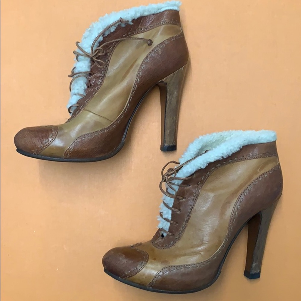 Alexander McQueen Shearling Booties